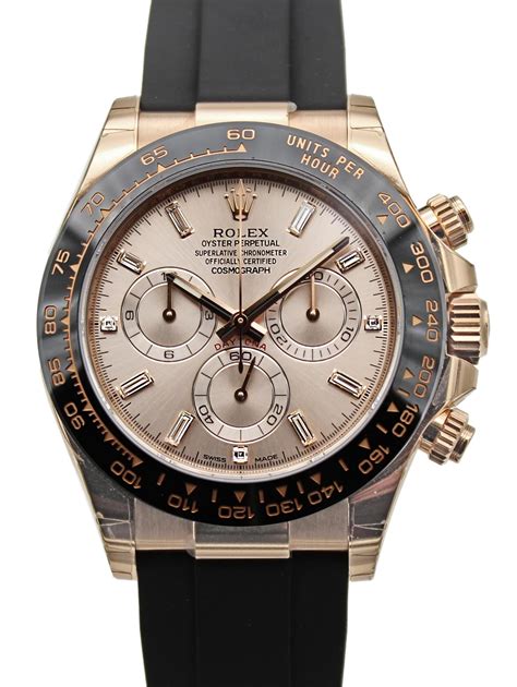 rolex daytona rose gold diamond dial|rolex daytona price list.